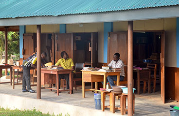 Students in Enchi